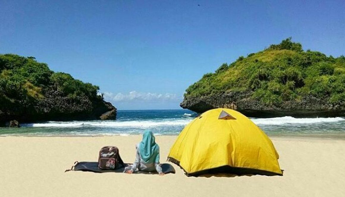 Rute Dan Lokasi Pantai Sedahan Gunung Kidul, Pantai Cocok Untuk Camping
